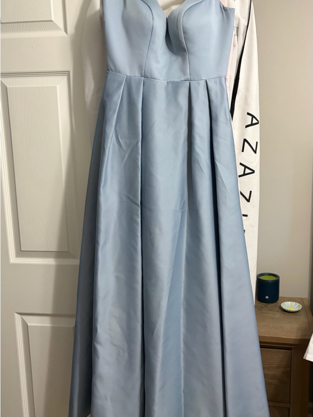 Kanali K Light Blue Dress with sewn in bra inserts